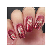 UberChic Beauty Flora & Fauna Stamping Plate Rosy Brown