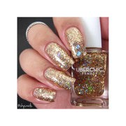 UberChic Beauty 24K Chic - Holographic Polish Regular Polish Rosy Brown