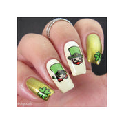 UberChic Beauty St Patrick's Day-05 Stamping Plate Rosy Brown