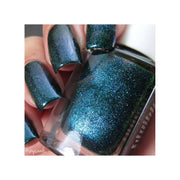 UberChic Beauty Party Dress - Holographic Polish Regular Polish Dark Slate Gray