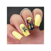 UberChic Beauty Hello Spring Stamping Plate Dark Slate Gray