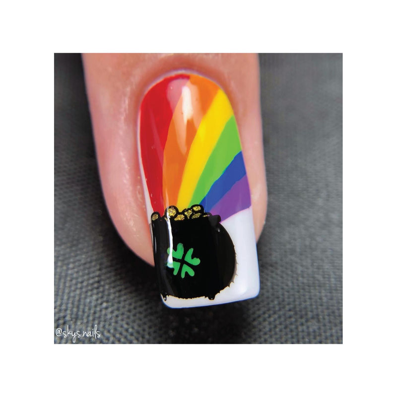 UberChic Beauty St Patrick's Day-05 Stamping Plate Dark Slate Gray