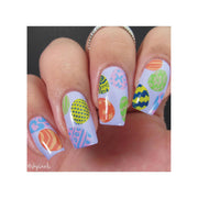 UberChic Beauty Hello Spring Stamping Plate Rosy Brown