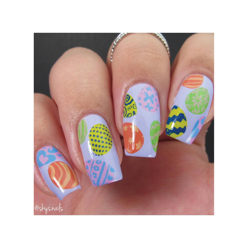 UberChic Beauty Hello Spring Stamping Plate Rosy Brown
