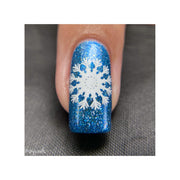 UberChic Beauty Let It Snow Stamping Plate Dim Gray