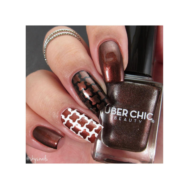 UberChic Beauty Wood-n't It Be Nice - Stamping Polish Stamping Polish Dark Slate Gray