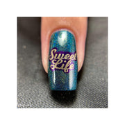UberChic Beauty I Want Candy Stamping Plate Dim Gray
