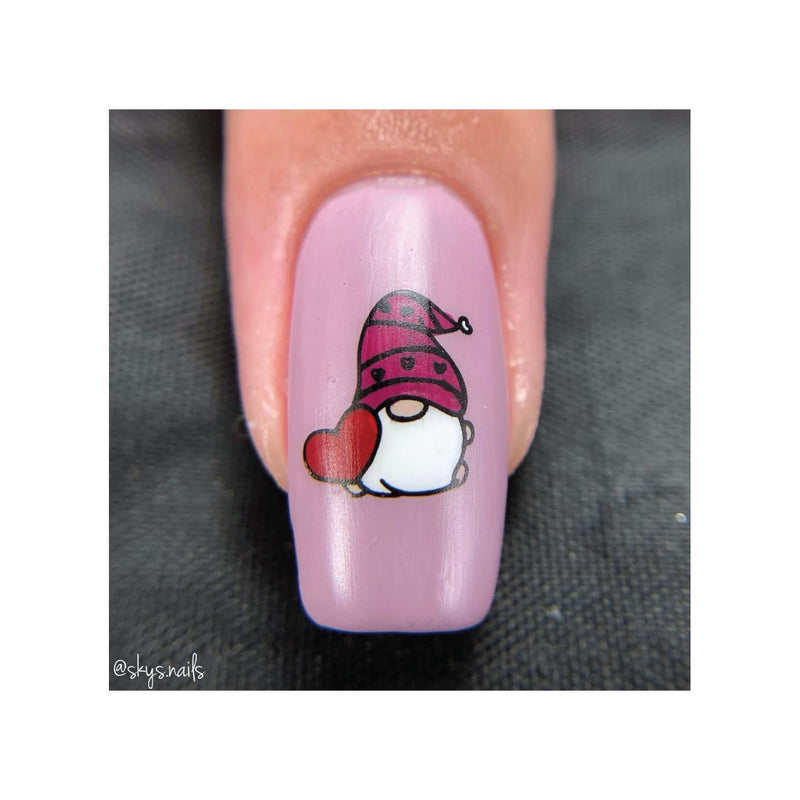 UberChic Beauty Elements of Love Stamping Plate Dark Slate Gray