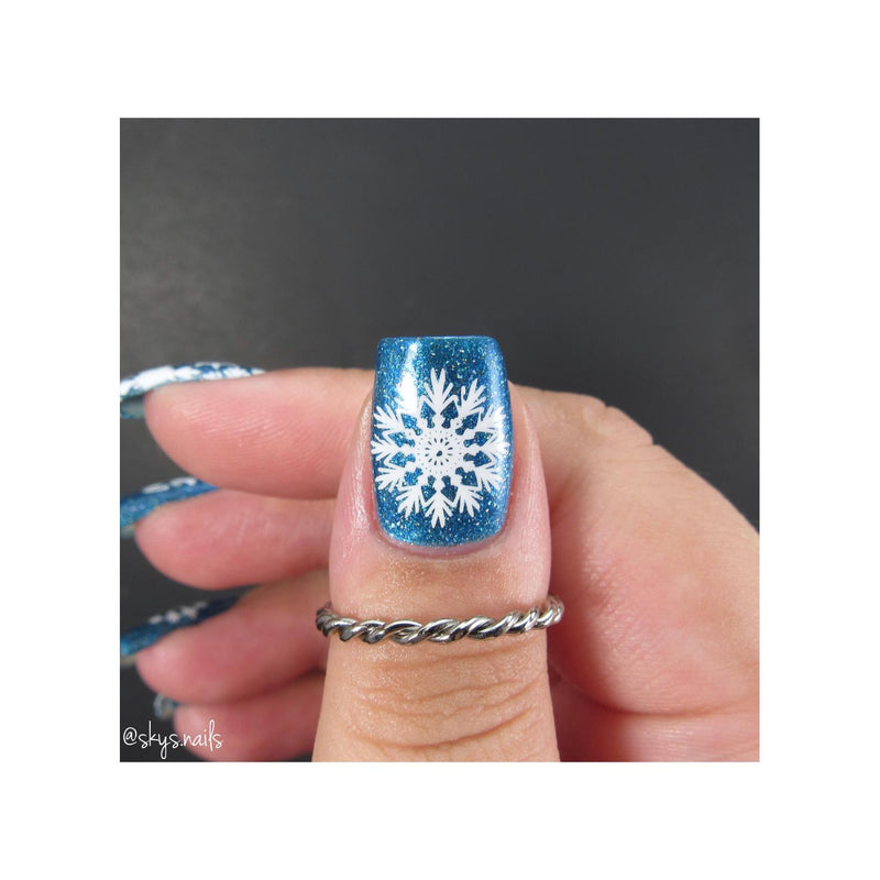UberChic Beauty Let It Snow Stamping Plate Tan