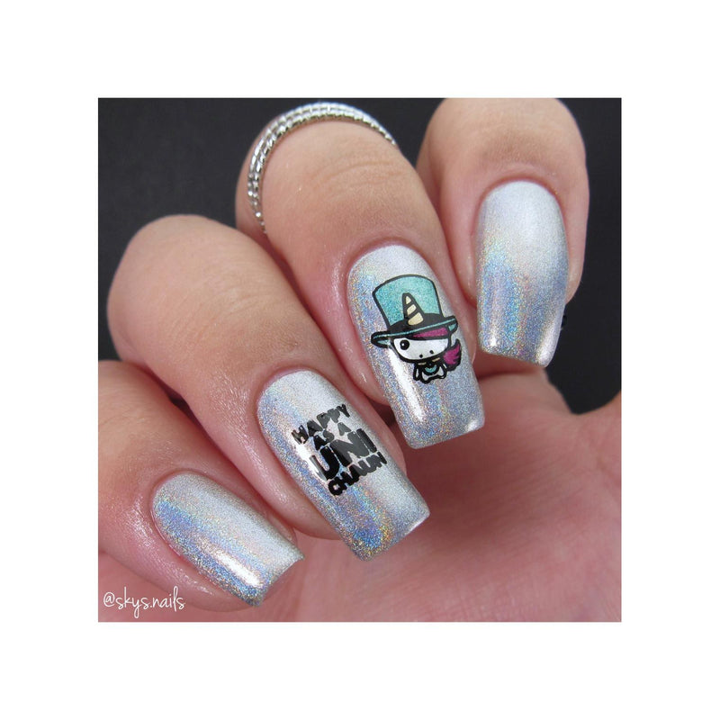 UberChic Beauty St Patrick's Day-05 Stamping Plate Rosy Brown