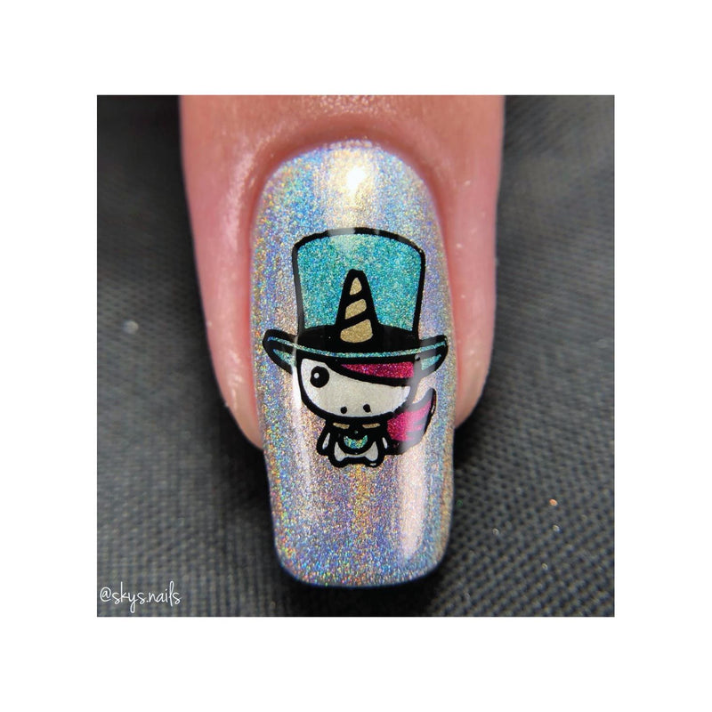 UberChic Beauty St Patrick's Day-05 Stamping Plate Dark Slate Gray