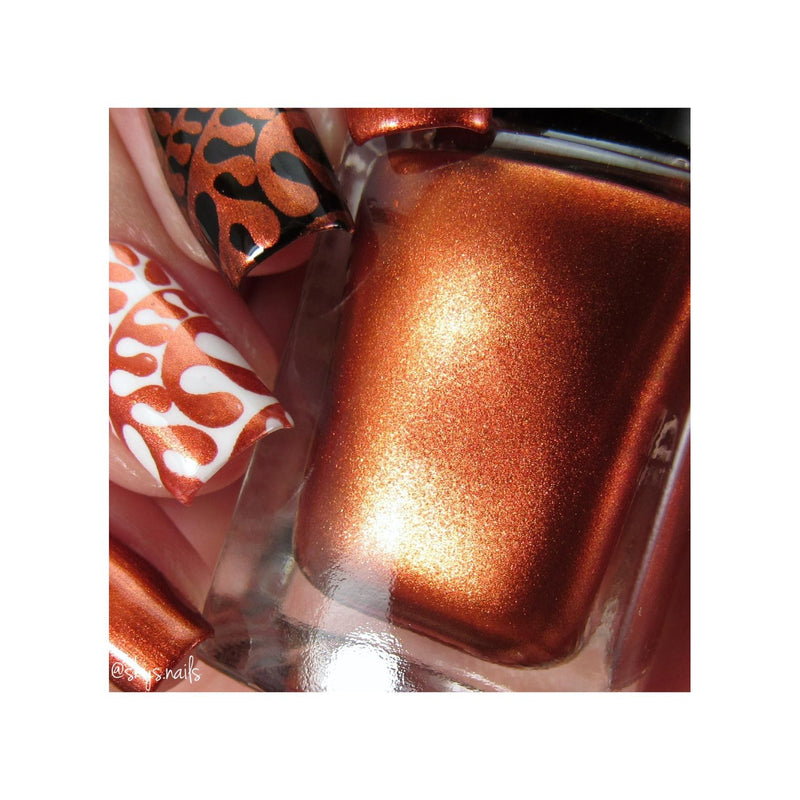 UberChic Beauty Mahogany - Stamping Polish Stamping Polish Saddle Brown