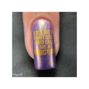 UberChic Beauty Unicorn Love-02 Stamping Plate Dark Slate Gray