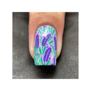 UberChic Beauty Floral Embrace Stamping Plate Dim Gray