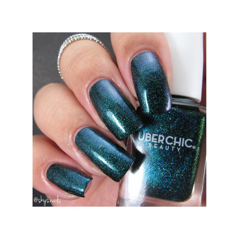UberChic Beauty Party Dress - Holographic Polish Regular Polish Tan