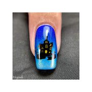 UberChic Beauty Halloween-08 Stamping Plate Dim Gray
