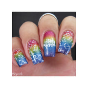 UberChic Beauty Unicorn Love-02 Stamping Plate Rosy Brown