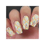 UberChic Beauty Art Deco Glam Stamping Plate Rosy Brown