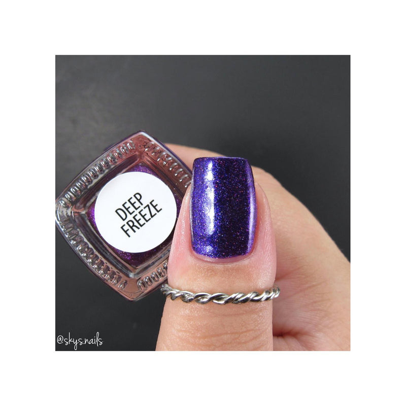 UberChic Beauty Deep Freeze - Holographic Polish Regular Polish Dark Slate Gray