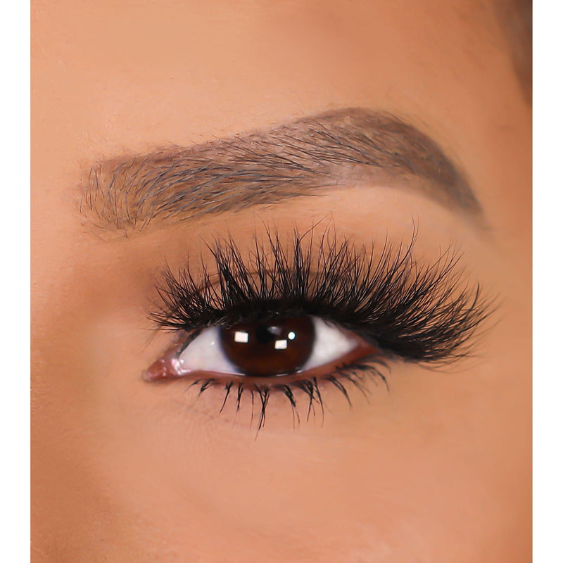 Lurella Cosmetics 3D Mink Eyelashes - Pieces False Eyelash Dark Salmon