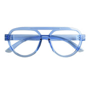 eyekeeper.com Pilot 30% Blue Light Blocking Metalless Screwless Glasses R2312-B15 Eyeglasses White Smoke Black / without magnification,Light Blue / without magnification,Green / without magnification,Rose / without magnification,Purple Red / without magnification,Red / without magnification