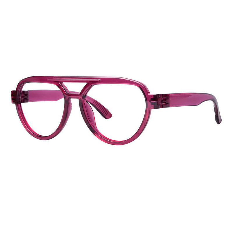 eyekeeper.com Pilot 30% Blue Light Blocking Metalless Screwless Glasses R2312-B15 Eyeglasses White Smoke Black / without magnification,Light Blue / without magnification,Green / without magnification,Rose / without magnification,Purple Red / without magnification,Red / without magnification