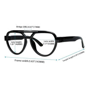 eyekeeper.com Pilot 30% Blue Light Blocking Metalless Screwless Glasses R2312-B15 Eyeglasses White Smoke Black / without magnification,Light Blue / without magnification,Green / without magnification,Rose / without magnification,Purple Red / without magnification,Red / without magnification