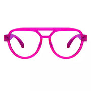 eyekeeper.com Pilot 30% Blue Light Blocking Metalless Screwless Glasses R2312-B15 Eyeglasses White Smoke Rose / without magnification
