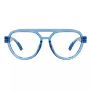 eyekeeper.com Pilot 30% Blue Light Blocking Metalless Screwless Glasses R2312-B15 Eyeglasses White Smoke Light Blue / without magnification