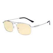 eyekeeper.com Pilot Memory Metal Blue Light Blocking Reading Glasses TMCG1705 Eyeglasses White Smoke Silver / without magnification,Silver / +0.50,Silver / +0.75,Silver / +1.00,Silver / +1.25,Silver / +1.50,Silver / +1.75,Silver / +2.00,Silver / +2.25,Silver / +2.50,Silver / +3.00,Silver / +3.50