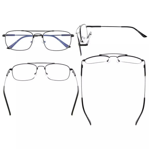 eyekeeper.com Pilot Readers Classic Progressive Multifocus Reading Glasses M1705 Eyeglasses White Smoke Black / +1.00,Black / +1.25,Black / +1.50,Black / +1.75,Black / +2.00,Black / +2.25,Black / +2.50,Black / +3.00,Black / +3.50,Gold / +1.00,Gold / +1.25,Gold / +1.50,Gold / +1.75,Gold / +2.00,Gold / +2.25,Gold / +2.50,Gold / +3.00,Gold / +3.50,Gunmetal / +
