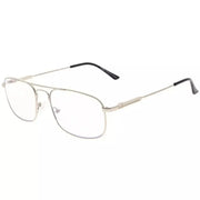 eyekeeper.com Pilot Readers Classic Progressive Multifocus Reading Glasses M1705 Eyeglasses White Smoke Silver / +1.00,Silver / +1.25,Silver / +1.50,Silver / +1.75,Silver / +2.00,Silver / +2.25,Silver / +2.50,Silver / +3.00,Silver / +3.50