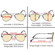 eyekeeper.com Pilot Style Blue Light Blocking Eyeglasses for Kids TMK1805 Eyeglasses White Smoke Black / without magnification,Blue / without magnification,Brown / without magnification,Gold / without magnification,Gunmetal / without magnification,Purple / without magnification,Red / without magnification,Silver / without magnification