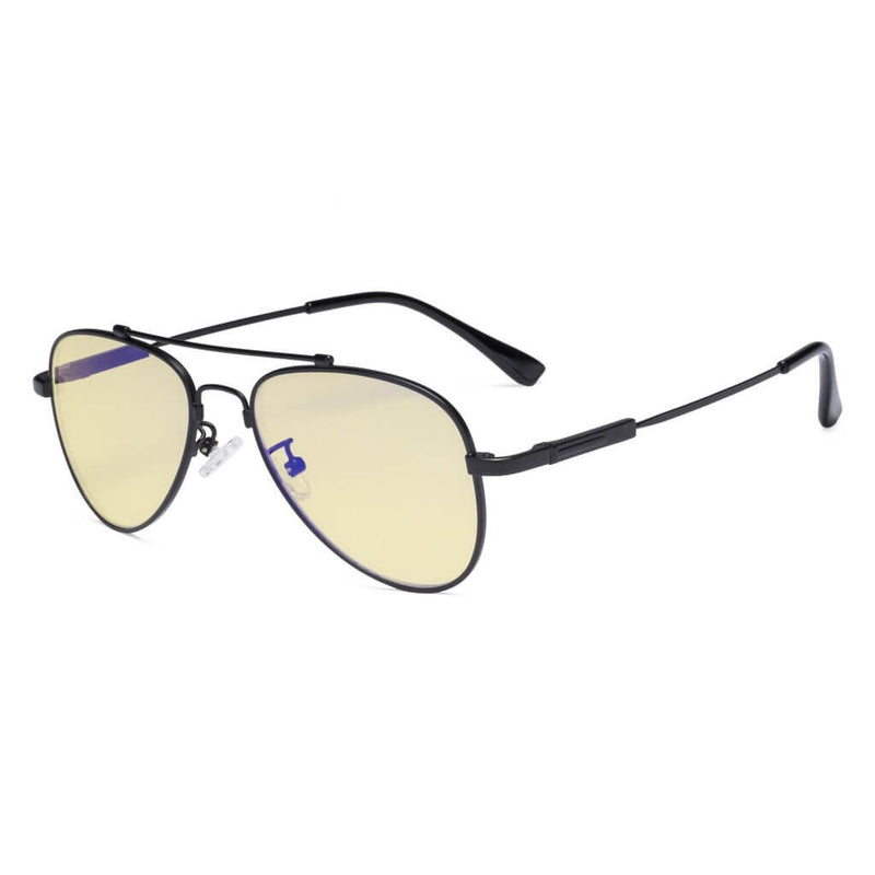 eyekeeper.com Pilot Style Blue Light Blocking Eyeglasses for Kids TMK1805 Eyeglasses White Smoke Black / without magnification,Blue / without magnification,Brown / without magnification,Gold / without magnification,Gunmetal / without magnification,Purple / without magnification,Red / without magnification,Silver / without magnification