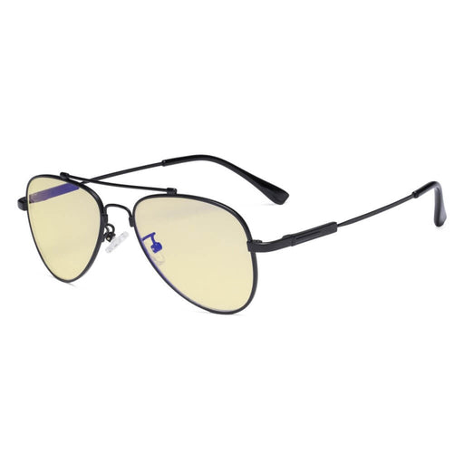 eyekeeper.com Pilot Style Blue Light Blocking Eyeglasses for Kids TMK1805 Eyeglasses White Smoke Black / without magnification,Blue / without magnification,Brown / without magnification,Gold / without magnification,Gunmetal / without magnification,Purple / without magnification,Red / without magnification,Silver / without magnification