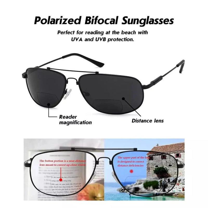 eyekeeper.com Pilot Style Metal Polarized Bifocal Sunglasses PGSG1803 Sunglasses White Smoke Black / +1.50,Black / +2.00,Black / +2.50,Black / +3.00,Gunmetal / +1.50,Gunmetal / +2.00,Gunmetal / +2.50,Gunmetal / +3.00,Silver / +1.50,Silver / +2.00,Silver / +2.50,Silver / +3.00,Brown / +2.00,Brown / +2.50,Brown / +3.00,Gold / +1.50,Gold / +2.50,Gol