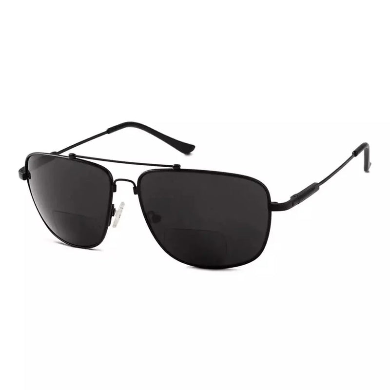 eyekeeper.com Pilot Style Polarized Bifocal Sunglasses Readers PGSG1801 Sunglasses White Smoke Black / +1.50,Black / +2.00,Black / +2.50,Black / +3.00