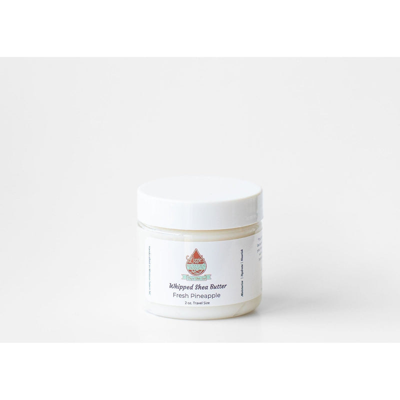 Lizzie's All-natural Products Whipped Shea Butter Lavender Fresh Pineapple / 2 ounce travel size