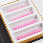 Mega Lash Academy Pink 5D Rapid Promade Fans - 600 Fans Promade Fans Light Gray 0.07 / CC / Mixed 8-9-10-11 mm,0.07 / CC / Mixed 12-13-14-15 mm
