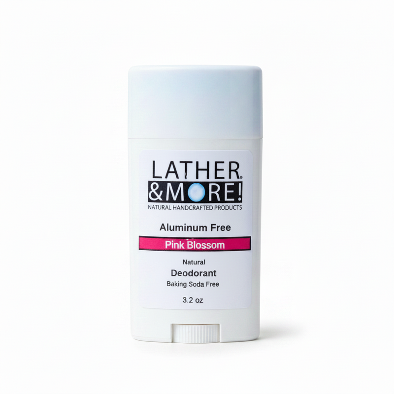 Lather and More! Pink Blossom Natural Deodorant deodorant White Smoke