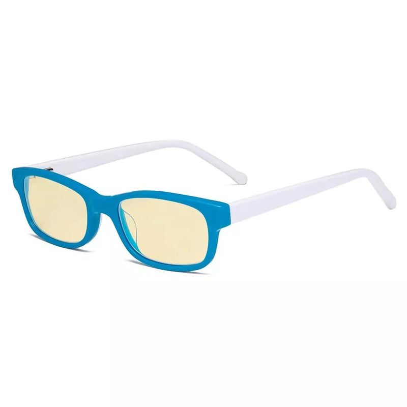 eyekeeper.com Blue Light Glasses Chic Narrow for Kids K02-BB60 Eyeglasses White Smoke Blue / without magnification,Blue White / without magnification,Champagne / without magnification,Black Red / without magnification,Yellow Black / without magnification