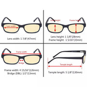 eyekeeper.com Blue Light Glasses Chic Narrow for Kids K02-BB60 Eyeglasses White Smoke Blue / without magnification,Blue White / without magnification,Champagne / without magnification,Black Red / without magnification,Yellow Black / without magnification