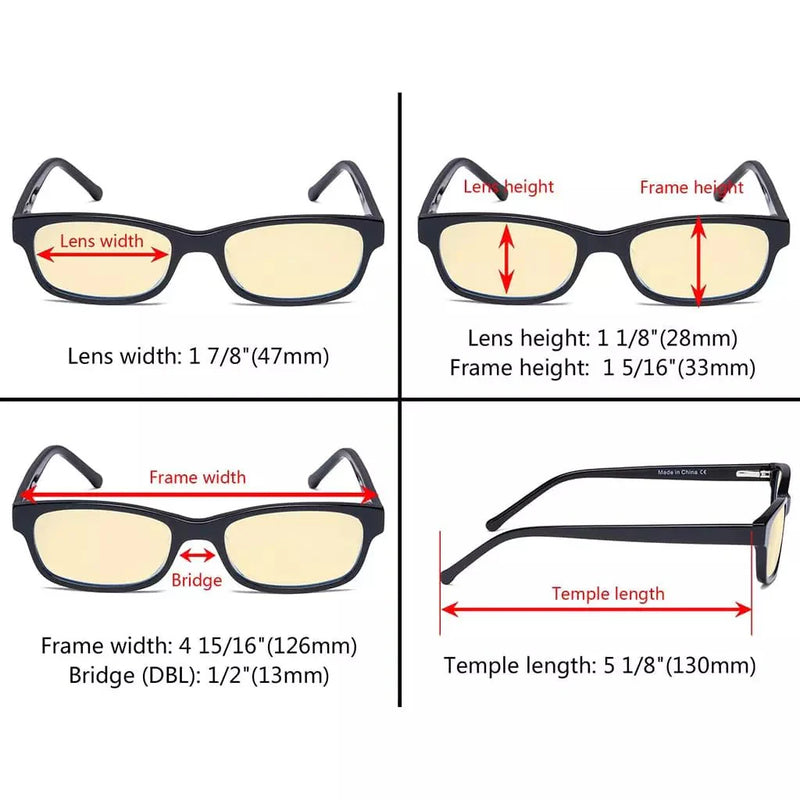 eyekeeper.com Blue Light Glasses Chic Narrow for Kids K02-BB60 Eyeglasses White Smoke Blue / without magnification,Blue White / without magnification,Champagne / without magnification,Black Red / without magnification,Yellow Black / without magnification