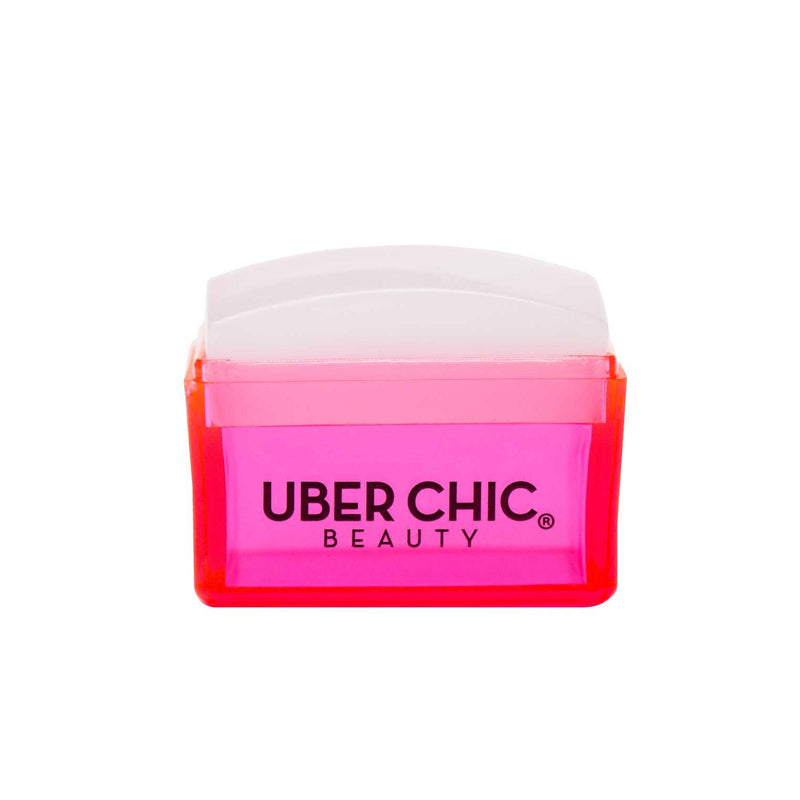 UberChic Beauty Pink Cube Marshmallow Stamper Tool Hot Pink