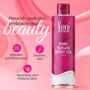 yoni rescue Pink Sugar - Body Oil Body Oil Light Pink 4oz,8oz