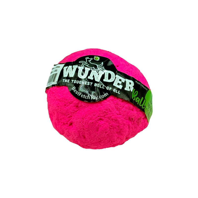 WACKYstore WUNDERball - Best Fetch Toy Black (SMALL) up to 15 lbs. / Pink