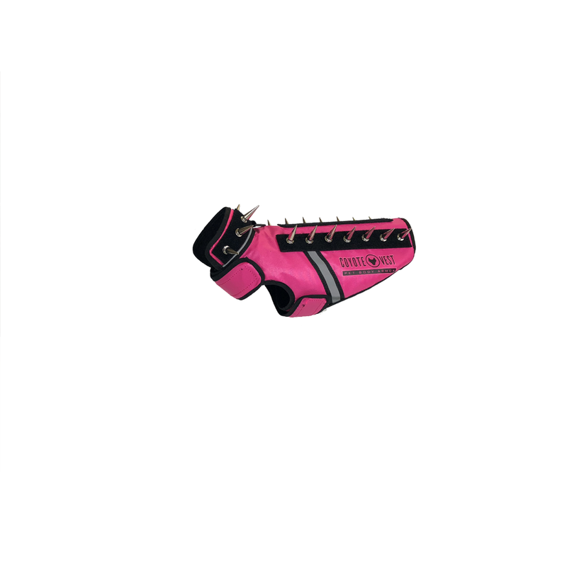 CoyoteVest SpikeVest Vest White Smoke Mini / Neon Pink
