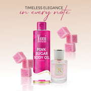 yoni rescue Pink Sugar 2 pc set - Body Oil + Eu De Parfum bundles White Smoke