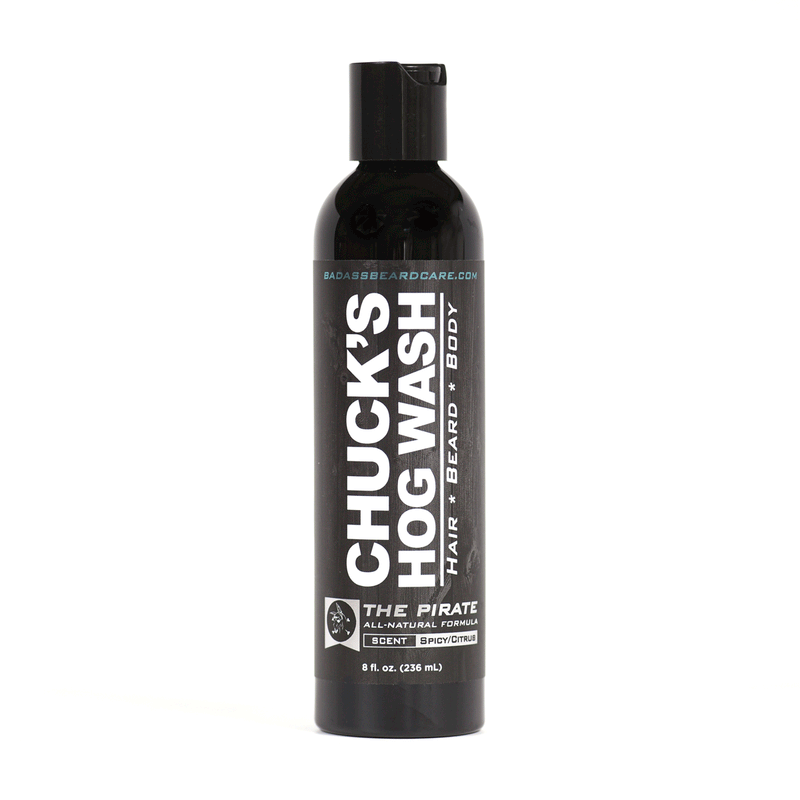 Badass Beard Care Chuck's Hog Wash - The Pirate HOG WASH Dark Slate Gray BABC