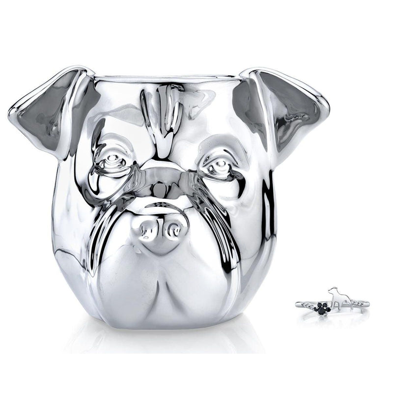 Fragrant Jewels Pitbull - Furry Friends Collection - Jewel Candle Jewel Candle White Smoke Ring / 5,Ring / 6,Ring / 7,Ring / 8,Ring / 9,Ring / 10